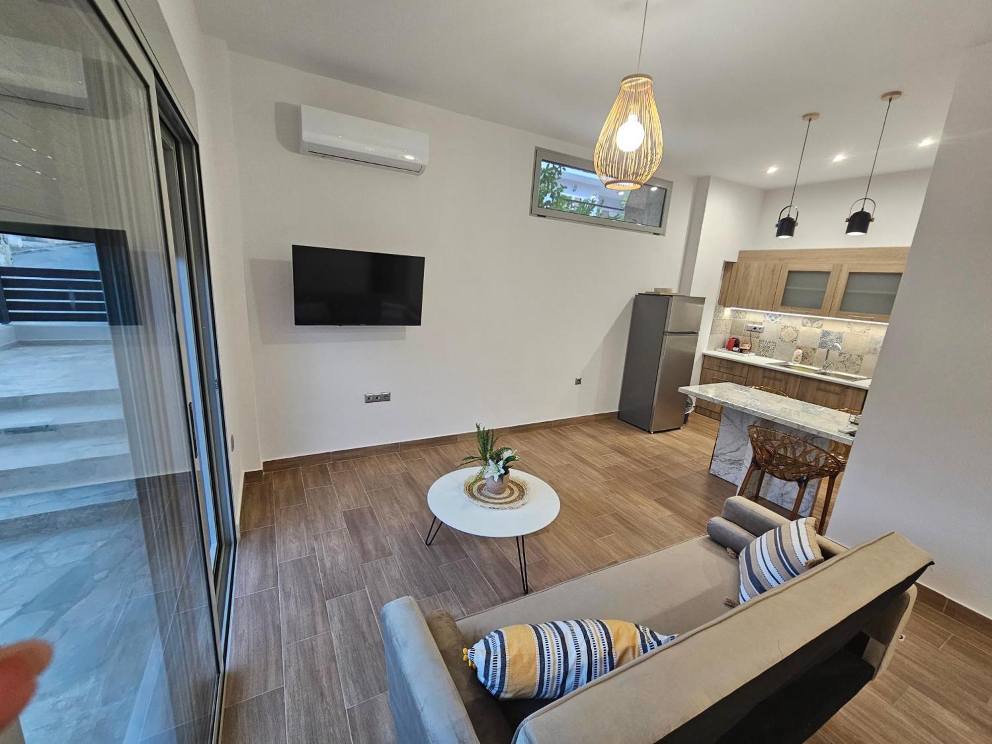 Cute Corner Apartment Khalkoutsion Exterior photo
